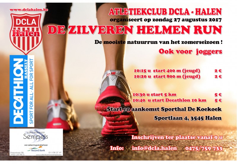 Zondag 27 Augustus 2017 Zilveren Helmen Run