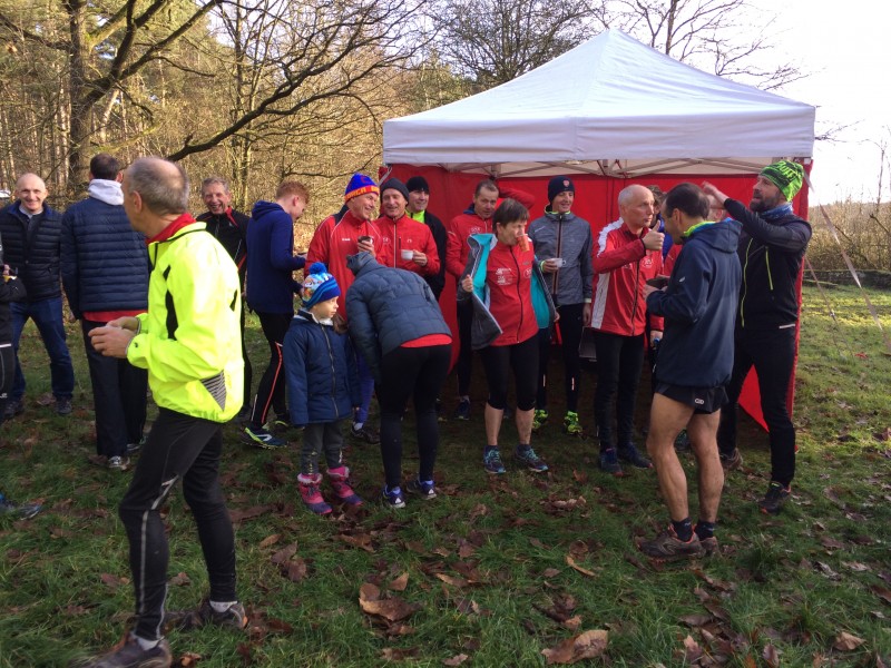 Maandag 1 Januari 2018  NIEUWJAARS LOOP in Heesbos